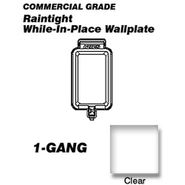 for 1.406-Inch Hole Device Single Receptacles Leviton 5978-DCL 1-Gang Raintight While in Use Standard Cover Extra Deep Clear Cover Gray Base Vertical Mount for 1.406-Inch Hole Device Single Receptacles Leviton 5978-DCL 1-Gang Raintight While in Use Standard Cover Extra Deep Clear Cover Gray Base Vertical Mount